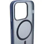 Чехол для iPhone 14 Pro Max матовый с MagSafe Синий 250_100_533948