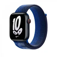Ремешок Apple Watch 41 мм Nike Sport Loop Game Royal/Midnight Navy 500_191_150215