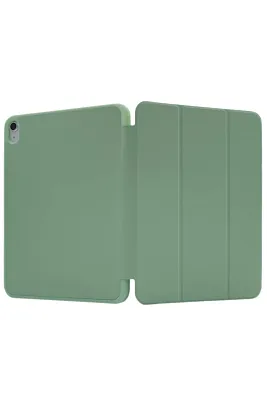 Чехол-книжка для iPad Air 4/5 10.9 3 загиба силиконовый с рамкой Зеленый 400_400_125571