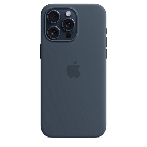 Чехол для iPhone 15 Pro Silicone Case with MagSafe - Storm Blue 250_100_124748
