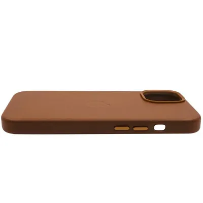 Чехол для iPhone 14 Plus кожаный с MagSafe Коричневый 400_400_533708