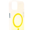 Чехол для iPhone 13 с MagSafe матовый градиент Желтый 100_100_533574