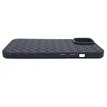 Плетеный Силиконовый чехол для iPhone 14 Черный 250_100_532303