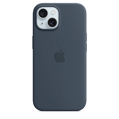 Чехол для iPhone 15 Silicone Case with MagSafe - Storm Blue 400_400_642117