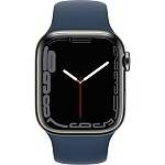 Часы Apple Watch Series 7 41mm Graphite Stainless Steel Case Abyss Blue Sport Band 250_100_640074