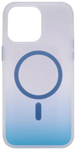 Чехол для iPhone 13 Pro Max с MagSafe матовый градиент Синий 250_100_533468