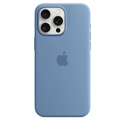 Чехол для iPhone 15 Pro Silicone Case with MagSafe - Winter Blue 400_400_642101