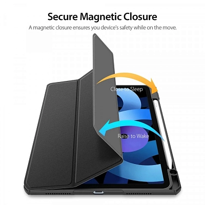 Чехол-книжка для iPad 10 Dux Ducis Toby Series - Black 400_400_654999
