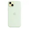 Чехол Apple iPhone 15 Plus Silicone Case with MagSafe -  Soft Mint 100_100_532812