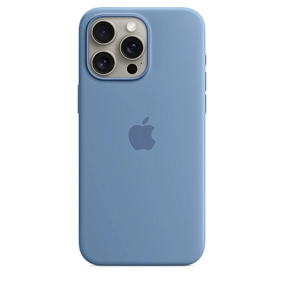 Чехол для iPhone 15 Pro Silicone Case with MagSafe - Winter Blue 400_400_642099