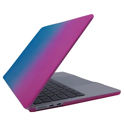 Чехол DDC Rainbow Case на MacBook Pro 14.2 Розовый/Синий 400_400_130656