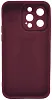 Силиконовый чехол для iPhone 14 Pro Max с 3D мишкой Бордовый 100_100_532428