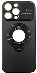 Силиконовый чехол iPhone 15 Pro Max Bontezz MagSafe с подставкой черный 250_100_107227