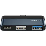 USB-концентратор Usams Type-C HUB (2USB+Type-C) US-SJ490 250_100_118839