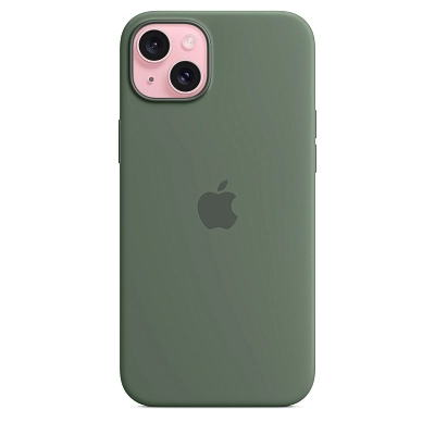 Чехол Apple iPhone 15 Silicone Case with MagSafe - Cypress 400_400_641743