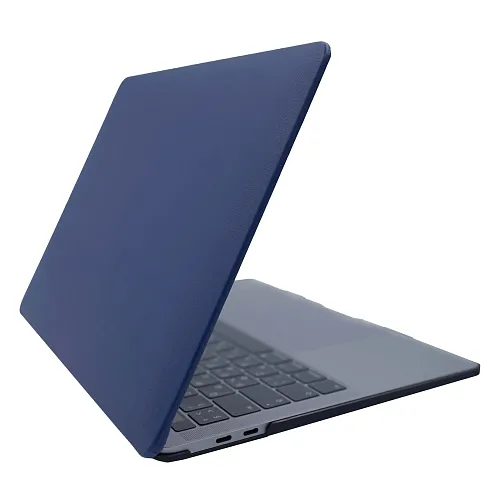 Кожаный чехол DDC PU Skin на MacBook Pro 16.2 Синий 250_100_128731