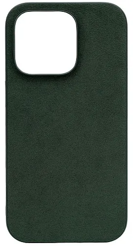 Чехол алькантара для iPhone 14 Pro Зеленый 250_100_533346