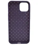 Плетеный Силиконовый чехол для iPhone 14 Фиолетовый 250_100_121357