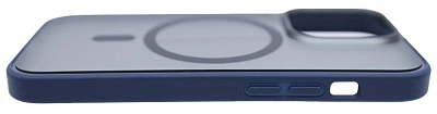 Чехол для iPhone 14 Pro матовый с MagSafe Синий 400_400_534079