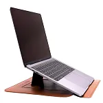 Чехол для MacBook 16.2 WiWU Skin Pro Slim Stand Sleeve с подставкой Brown 250_100_130447