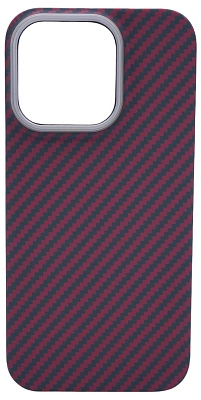 Карбоновый чехол для iPhone 14 Pro Max KZDOO Kevlar Красный 400_400_532249