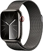 Часы Apple Watch Series 9 45mm Stainless Steel Case Milanese Loop Graphite 100_100_640359