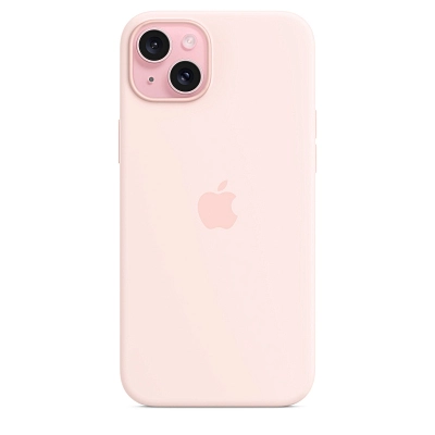 Чехол Apple iPhone 15 Silicone Case with MagSafe - Light Pink 400_400_641761