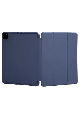 Чехол-книжка для iPad Pro 12.9 3 загиба силиконовый с рамкой Синий 400_400_125940