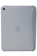 Прозрачный чехол-книжка для iPad Air 4/5 10.9 с тройным загибом Серый 500_191_121649