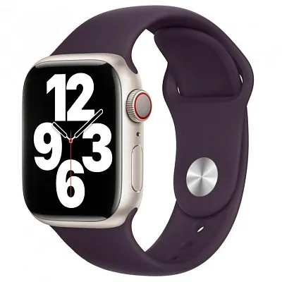 Ремешок Apple Watch 41 мм Sport Band Elderberry S/M 400_400_117529