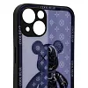Чехол с мишкой для iPhone 14 Синий 100_100_132217