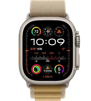 Часы Apple Watch Ultra 2 49mm Titanium Case GPS+Cellular Alpine Loop Tan M 400_400_191424