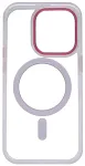 Чехол прозрачный с цветным бортиком MagSafe iPhone 14 Pro Max Прозрачный 250_100_534989
