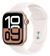 Часы Apple Watch Series 10 42mm Rose Gold Aluminium Case GPS Sport Band Light Blush S/M 500_191_639823