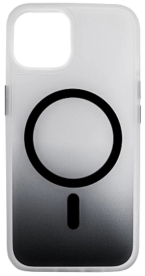 Чехол для iPhone 14 с MagSafe матовый градиент Черный 400_400_534271