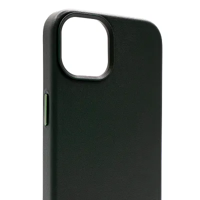 Чехол для iPhone 14 кожаный с MagSafe Зеленый 400_400_135818
