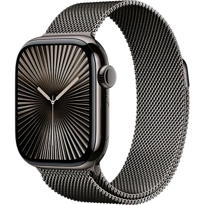 Часы Apple Watch Series 10 46mm Titanium Case Milanese Loop Slate M/L 400_400_328439