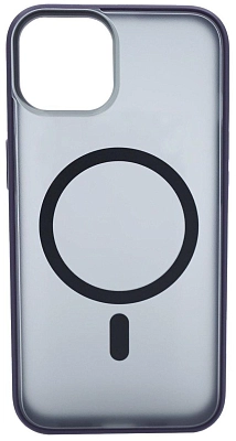 Чехол для iPhone 14 матовый с MagSafe Фиолетовый 400_400_534224