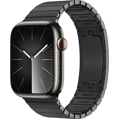 Часы Apple Watch Series 9 45mm Stainless Steel Case Link Bracelet Space Black 400_400_640349