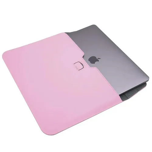 Кожаная сумка-чехол DDC Sleeve with Stand на MacBook 13/14.2 Розовый 250_100_128149