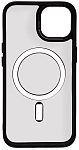 Чехол прозрачный с цветным бортиком MagSafe iPhone 14 Plus Черный 250_100_642358