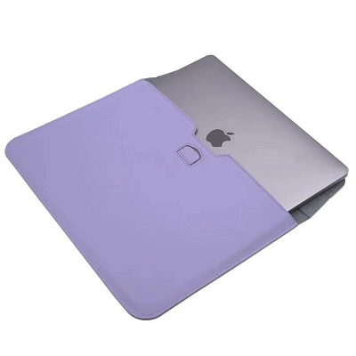 Кожаная сумка-чехол DDC Sleeve with Stand на MacBook 13/14.2 Фиолетовый 400_400_128151