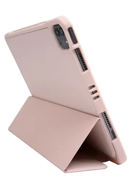 Чехол-книжка для iPad Pro 11 3 загиба силиконовый с рамкой Розовый 400_400_125764