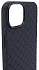 Плетеный Силиконовый чехол для iPhone 14 Plus Черный 100_100_532284