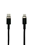 Кабель Usams USB-C/Lightning 1.2м (черный) 250_100_119464