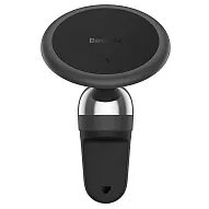 Автомобильный держатель смартфона Baseus Magnetic C01 Black 500_191_129873