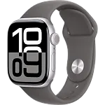 Часы Apple Watch Series 10 42mm Silver Aluminium Case GPS Sport Band Stone Gray M/L 250_100_150238