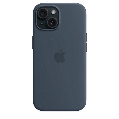Чехол для iPhone 15 Plus Silicone Case with MagSafe - Storm Blue 250_100_124652