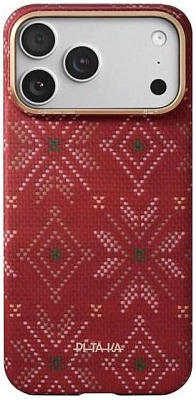 Чехол для iPhone 17 Pro Pitaka Threads of Winter PitaTap Ultra Slim Case - Scarlett 400_400_770160
