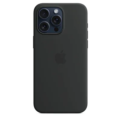 Чехол для iPhone 15 Pro Silicone Case with MagSafe - Black 400_400_124717